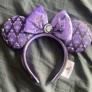 Purple haunted mansion minnie ears